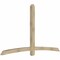 Ekena Millwork Bellingham Rough Sawn Timber Gable Bracket, Douglas Fir, 96"W x 56"H x 4"D x 4"F, 14/12 Pitch GBW096X56X0404BEL00RDF - alternate 2